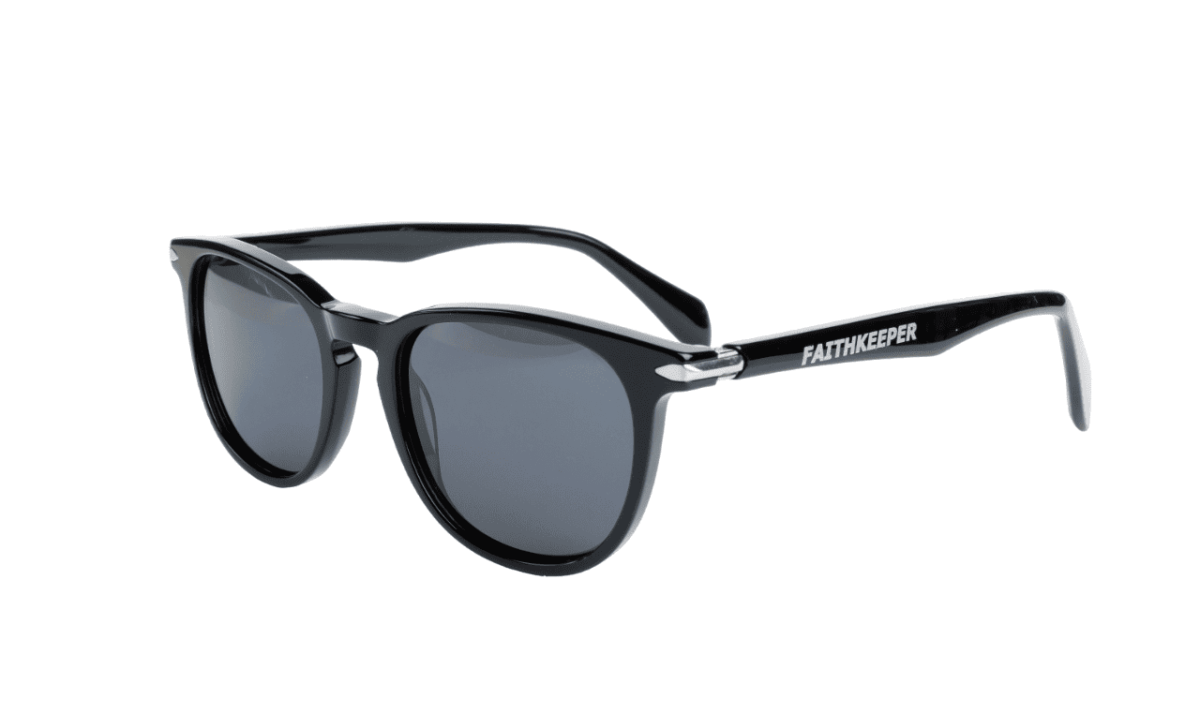 Gafas de sol hombre y mujer polarizadas de alta calidad protección categoría 3 UV400, con montura de bioacetato color negro Modelo chartres