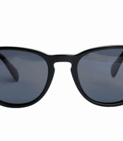 Gafas de sol hombre y mujer polarizadas de alta calidad protección categoría 3 UV400, con montura de bioacetato color negro Modelo chartres