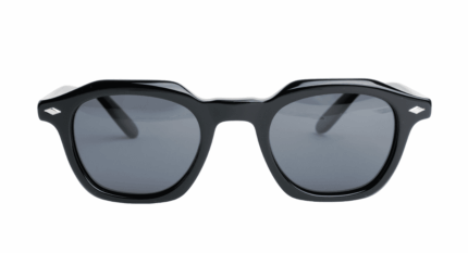 Gafas de sol hombre y mujer polarizadas de alta calidad protección categoría 3 UV400, con montura de bioacetato color negro Modelo craon