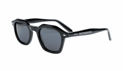 Gafas de sol hombre y mujer polarizadas de alta calidad protección categoría 3 UV400, con montura de bioacetato color negro Modelo craon