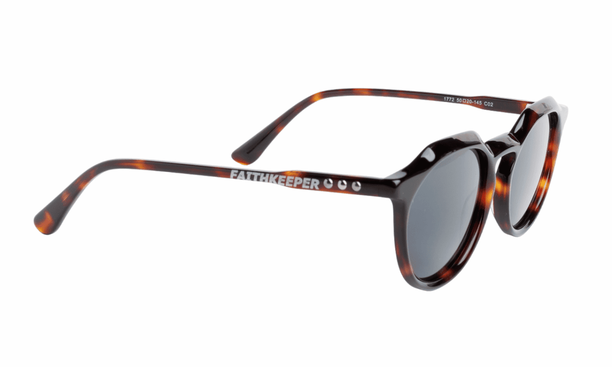 Gafas de sol hombre y mujer polarizadas de alta calidad protección categoría 3 UV400, con montura de bioacetato color marrón carey Modelo Evrard
