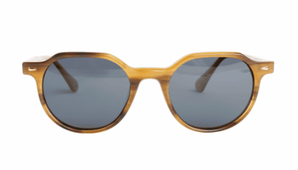 Gafas de sol hombre y mujer polarizadas de alta calidad protección categoría 3 UV400, con montura de bioacetato color marrón negro Modelo guillaume