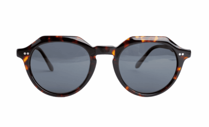 Gafas de sol hombre mujer polarizadas de alta calidad protección categoría 3 UV400, con montura de bioacetato color marrón carey Modelo Montdidier