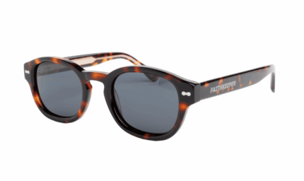 Gafas de sol hombre y mujer polarizadas de alta calidad protección categoría 3 UV400, con montura de bioacetato color marrón carey modelo real