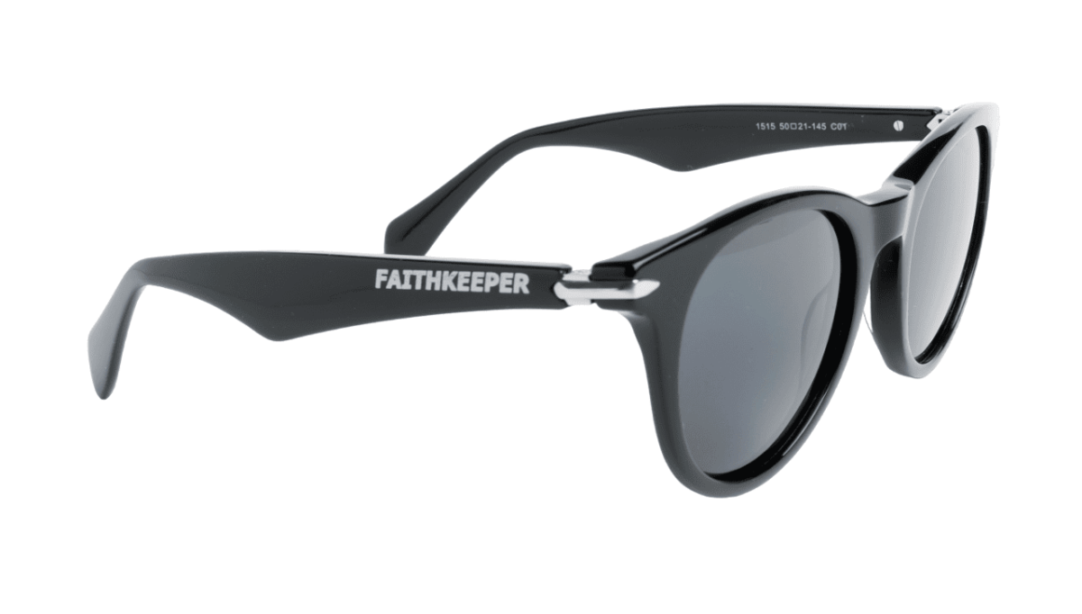 Gafas de sol hombre y mujer polarizadas de alta calidad protección categoría 3 UV400, con montura de bioacetato color negro Modelo saint armand