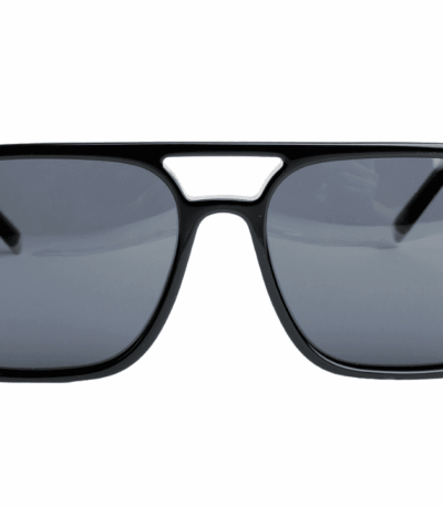 Gafas de sol wayfarer hombre y mujer polarizadas de alta calidad protección categoría 3 UV400, con montura de bioacetato color negro Modelo soonac