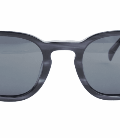 Gafas de sol hombre y mujer polarizadas de alta calidad protección categoría 3 UV400, con montura de bioacetato color rayas azules Modelo tremelay