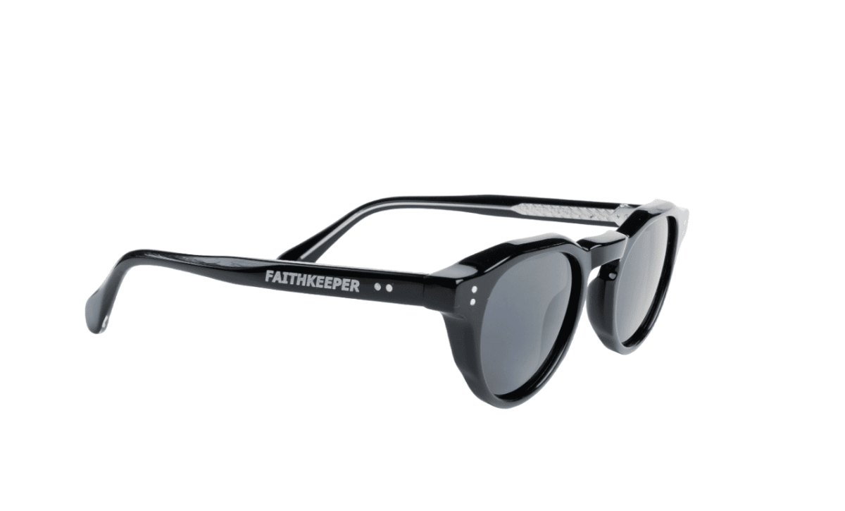 Gafas de sol hombre y mujer polarizadas de alta calidad protección categoría 3 UV400, con montura de bioacetato color negro Modelo hugues