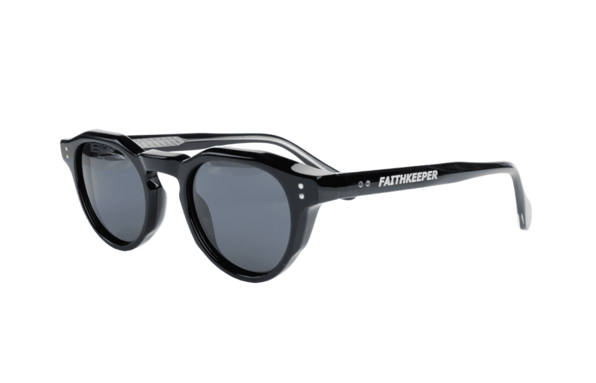 Gafas de sol hombre y mujer polarizadas de alta calidad protección categoría 3 UV400, con montura de bioacetato color negro Modelo hugues
