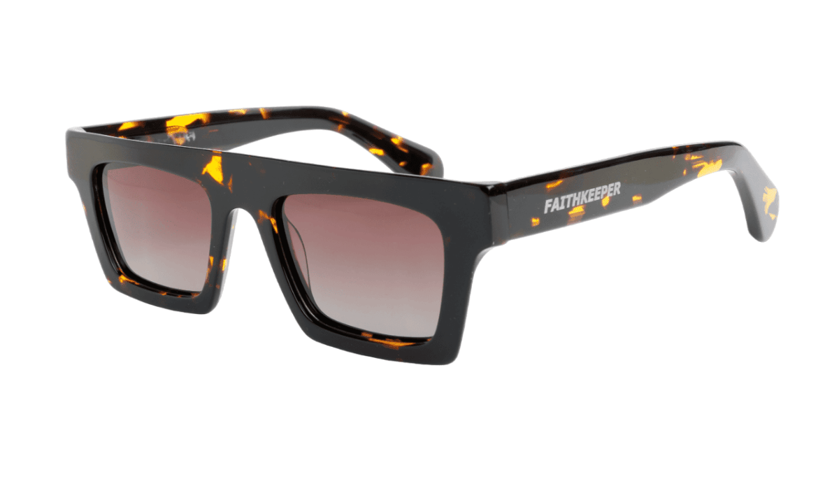 Gafas de sol hombre y mujer polarizadas de alta calidad protección categoría 3 UV400, con montura de bioacetato color marrón carey Modelo périgord