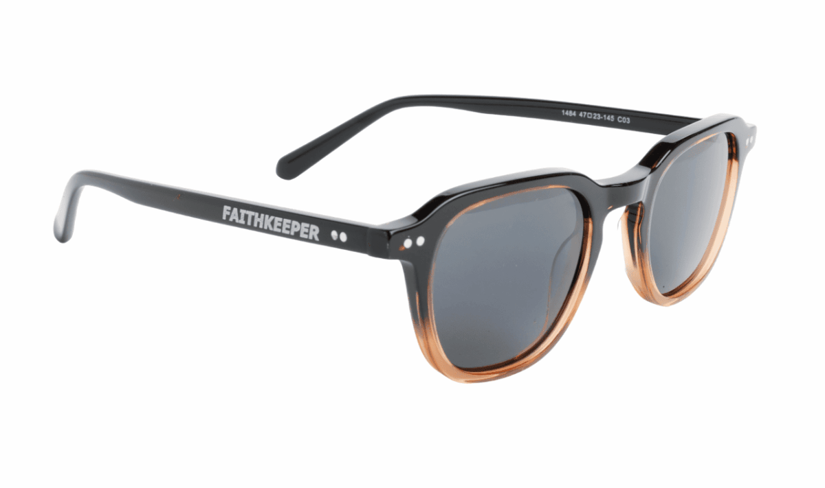 Gafas de sol hombre mujer polarizadas de alta calidad protección categoría 3 UV400, con montura de bioacetato color negro marrón Modelo phillipe