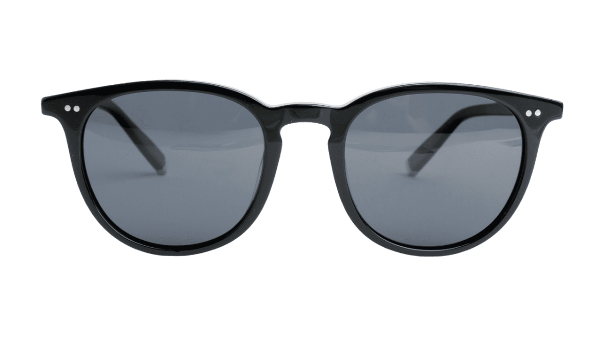Gafas de sol hombre y mujer polarizadas de alta calidad protección categoría 3 UV400, con montura de bioacetato color negro Modelo robert