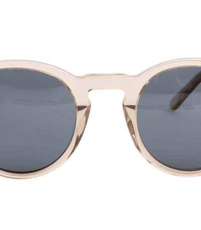 Gafas de sol hombre y mujer polarizadas de alta calidad protección categoría 3 UV400, con montura de bioacetato color marón translúcido Modelo saint