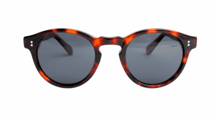 Gafas de sol hombre y mujer polarizadas de alta calidad protección categoría 3 UV400, con montura de bioacetato color marrón ccarey Modelo thibaud