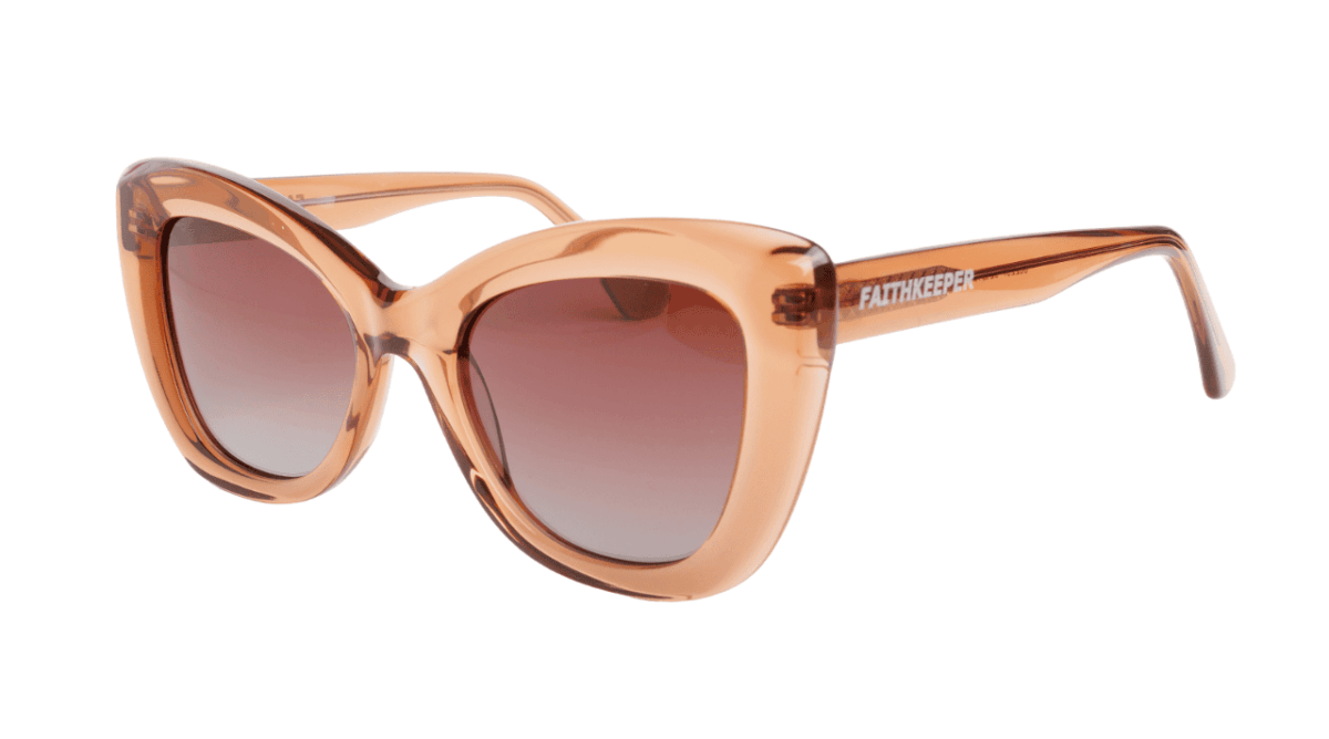 Gafas de sol hombre y mujer polarizadas de alta calidad protección categoría 3 UV400, con montura de bioacetato color naranja Modelo arnaud