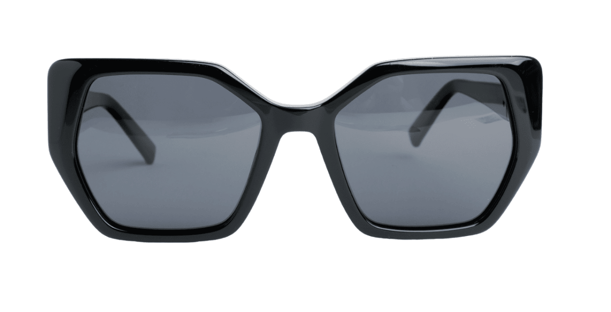 Gafas de sol mujer polarizadas de alta calidad protección categoría 3 UV400, con montura de bioacetato color negro Modelo barres