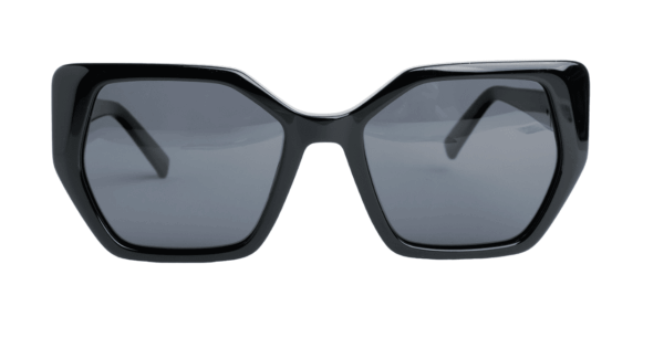 Gafas de sol mujer polarizadas de alta calidad protección categoría 3 UV400, con montura de bioacetato color negro Modelo barres