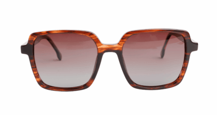 Gafas de sol mujer polarizadas de alta calidad protección categoría 3 UV400, con montura de bioacetato color marrón carey Modelo blanchefort