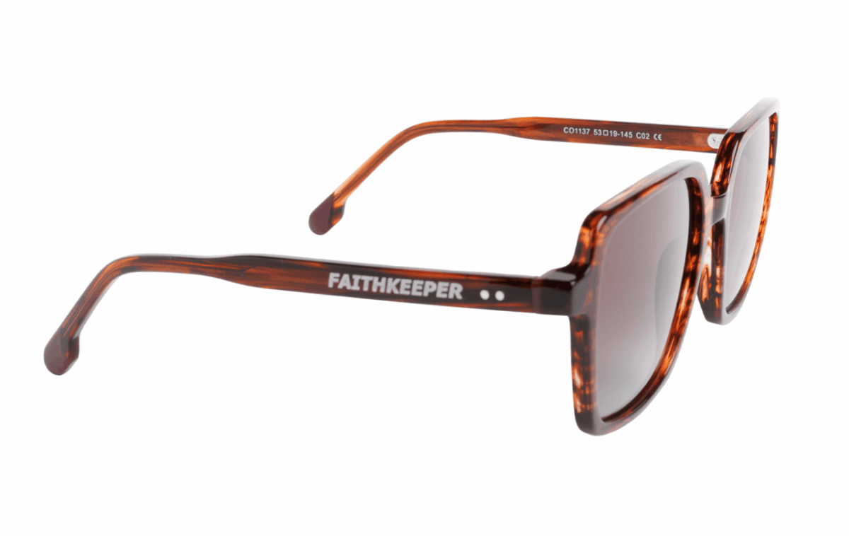 Gafas de sol mujer polarizadas de alta calidad protección categoría 3 UV400, con montura de bioacetato color marrón carey Modelo blanchefort