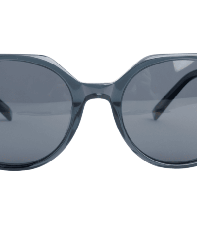 Gafas de sol mujer polarizadas de alta calidad protección categoría 3 UV400, con montura de bioacetato color azul translúcido Modelo herail