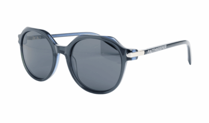 Gafas de sol mujer polarizadas de alta calidad protección categoría 3 UV400, con montura de bioacetato color azul translúcido Modelo herail