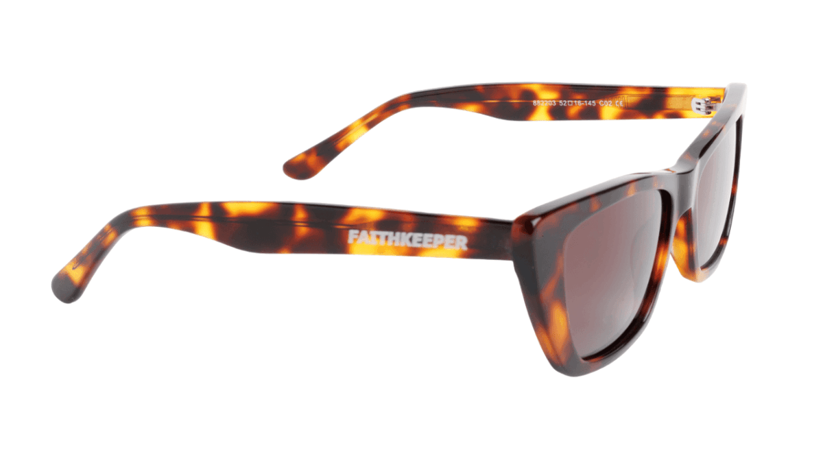 Gafas de sol mujer polarizadas de alta calidad protección categoría 3 UV400, con montura de bioacetato color marrón carey Modelo jacques