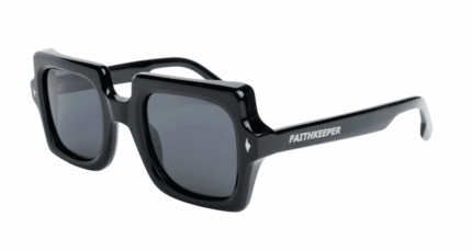 Gafas de sol mujer polarizadas de alta calidad protección categoría 3 UV400, con montura de bioacetato color negro Modelo torroja