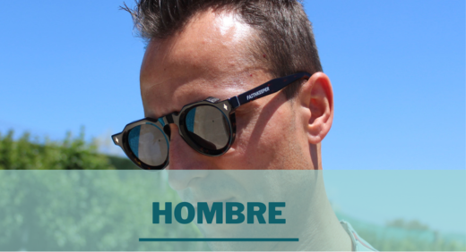 GAFAS DE SOL HOMBRE MUJER POLARIZADAS CUADRADAS TRANSLÚCIDO CON MONTURA DE BIOACETATO DE CELULOSA UV400 CATEGORÍA 3 DE PROTECCIÓN