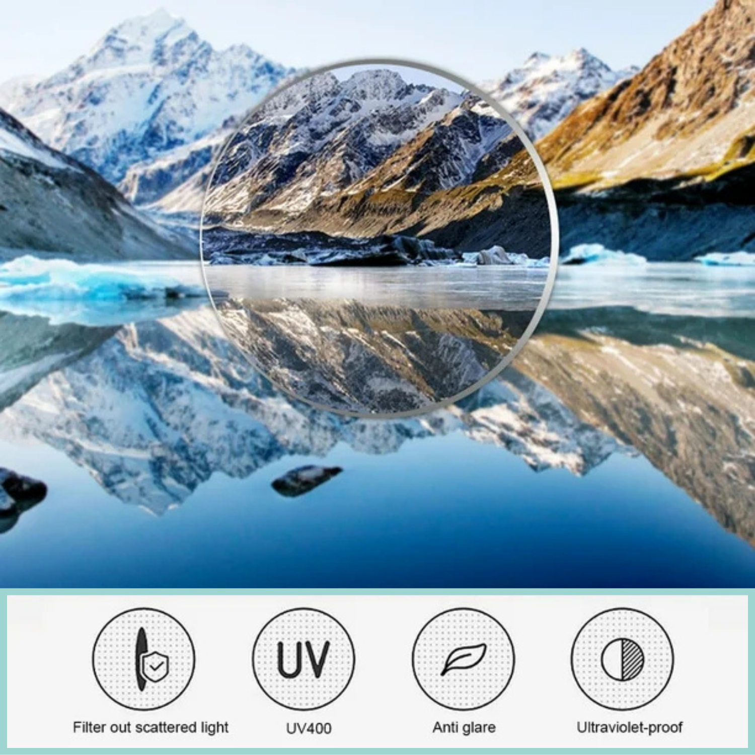 GAFAS DE SOL HOMBRE MUJER POLARIZADAS CUADRADAS TRANSLÚCIDO CON MONTURA DE BIOACETATO DE CELULOSA UV400 CATEGORÍA 3 DE PROTECCIÓN